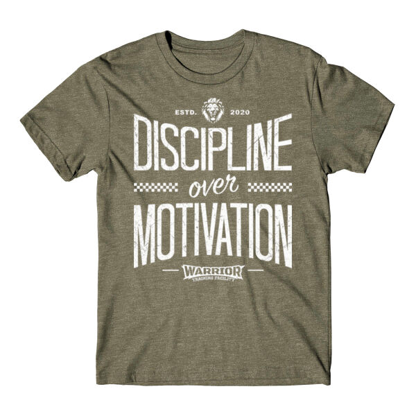 DISCIPLINE OVER MOTIVATION - T-SHIRT Thumbnail